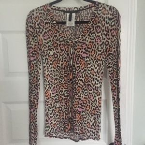 Colorful Animal Print Long Sleeve